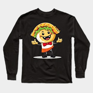 kawaii Taco  T-Shirt cute potatofood funny Long Sleeve T-Shirt